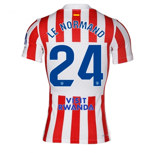 Billige Fotballdrakt Atletico Madrid Robin Le Normand #24 Replika Hjemmedrakt 2025-26 Kortermet Billige Fotballdrakt Atletico Madrid Robin Le Normand #24 Replika Hjemmedrakt 2025-26 Kortermet